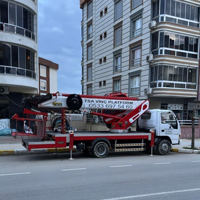 Torbalı sepetli vinç 7/24 acil hizmet