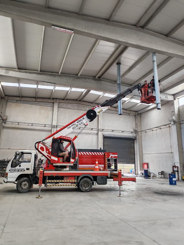 Torbalı sepetli vinç kiralama hizmeti